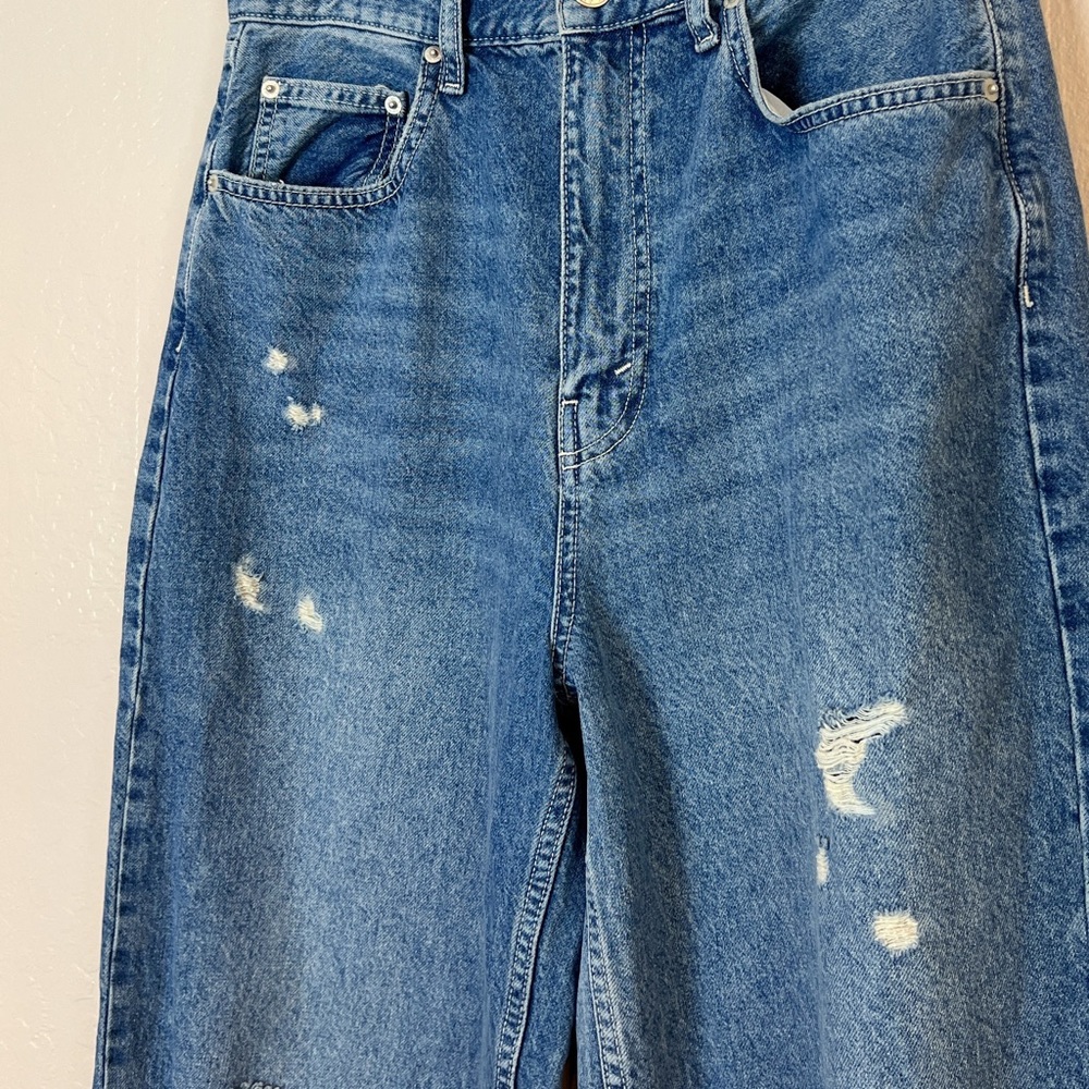 •BDG• Urban Outfitters‎ High Rise Baggy Jeans Size 30 100% Cotton Distressed - Picture 5 of 13